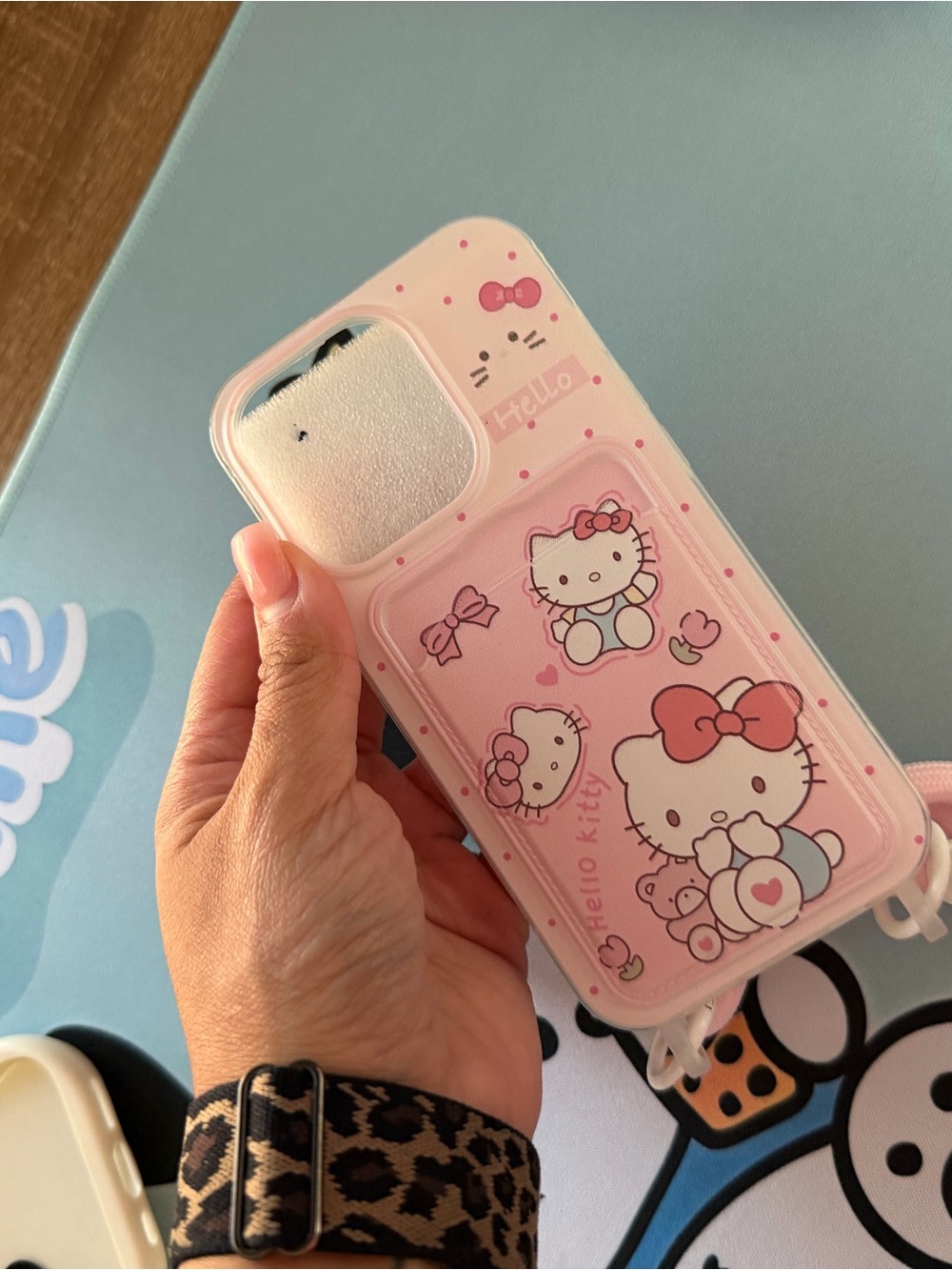 Hello Kitty Pink Character Phone Case with Pocket